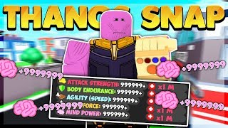Thanos KILLS Strong Players Using Infinity Gauntlet! (Roblox Superhero City)