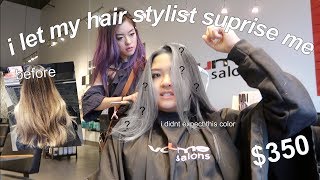 I LET MY HAIRSTYLIST CHOOSE MY COLOUR (surprise) | maiphammy