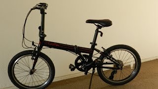 EuroMini Zizzo VIA 20” Folding Bike Unboxing Folding Un-folding and First Ride REVIEW