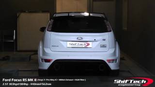 FORD Focus RS 2.5T 305hp @ 384 [ Stage 2 : Pro Alloy IC + Milltek Exhaust + K&N Filter ]