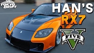 Gta V - Hans Mazda RX7 Tokyo Drift  (Tutorial)