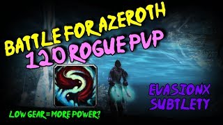 BFA Subtlety Rogue PvP - 2v2 - Live Commentary (Ep.2) No Gear = OP?