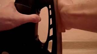деревенская заточка коньков, просто смешно