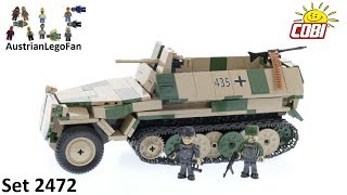 COBI Small Army WWII 2472 Sd.Kfz.251/10 Ausf.C Halftrack Command Vehicle - Cobi Speed Build Review