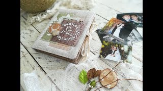 Свадебный альбом "Rustic wedding" СКРАПБУКИНГ
