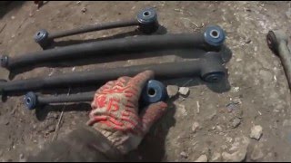 Нива 21214 ремонт  Замена реактивных тяг