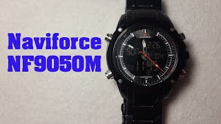 Часы NaviForce NF9050M обзор, настройка.