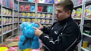 Мишки из роз оптом