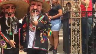 tecuanes ''orgullo acateco'' festejando ala virgen de la asuncion 9/8/2015/ brooklyn ny