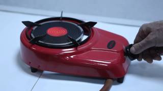 1-конфорочная инфракрасная газовая плитка походная IRIDA-10 mini