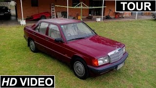 1993 Mercedes-Benz 180E Interior, Exterior Tour and Start Up