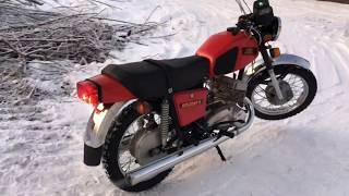 Тест и запуск Нового Иж Юпитер-5 Зимой! Капсула времени 1991