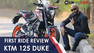 KTM 125 First Ride Review | NDTV carandbike