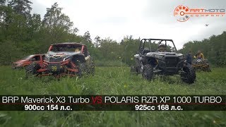 Polaris RZR VS BRP Maverick. Битва турбированных титанов!