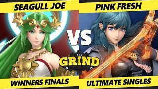 Smash Ultimate - Seagull Joe (Palutena, Young Link) Vs. Pink Fresh (Byleth) The Grind 112 WF