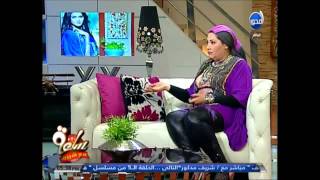 مصممة الازياء رانيا يوسف واحدث فاشون شو لشتاء 2015 في برنامج ساعة مع شريف