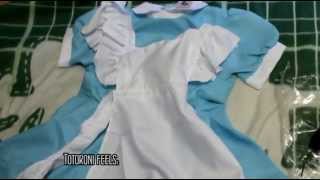 •3 Unboxing Alice in Wonderland Cosplay Costume