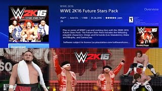Future Stars DLC Download + Entrances - WWE 2K16