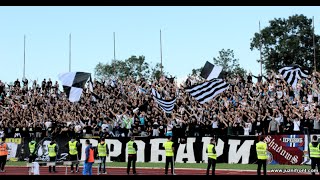 Grobari u Kragujevcu | Radnički 1923 - Partizan 21.09.2014