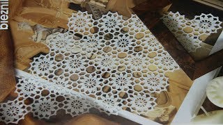 РОМБОВИДНАЯ САЛФЕТКА ИЗ МОТИВОВ.