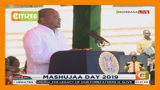 President Uhuru Kenyatta's speech during Mashujaa Day 2019 celebrations