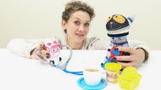 Видео для детей с игрушками - Эмбер, Мур и Ира.