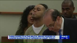 3 suspects in Bronx murder of `Junior` Guzman-Feliz appear in court