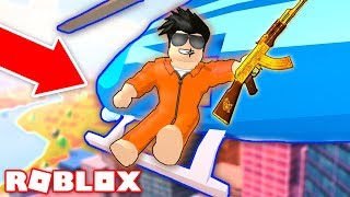 СБЕЖАЛ ИЗ ТЮРЬМЫ ДЖЕЙЛБРЕЙК И НАШЕЛ ДЖЕТПАК! Ограбление Jailbreak Roblox Смайл Фредди Роблокс