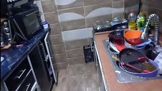 مهما كان مطبخك مكركب//بحيله بسيطه هتخلي يبرق ويلمع
