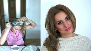 ОКРАШИВАНИЕ ВОЛОС В СВЕТЛО-РУСЫЙ ЦВЕТ #СкромняжкаКрис