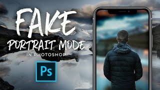 FAKE iPhone PORTRAIT MODE with ANY PHOTO in Photoshop (Background Lens Blur)