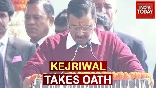 Arvind Kejriwal Takes Oath As Delhi's CM For Third Time | Watch Live