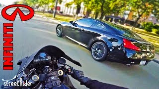 ДОБРЯК НА ИНФИНИТИ ПЫТАЛСЯ | Infiniti G37s vs Honda Fireblade