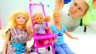 Барби и Кен собирают Штеффи на прогулку. Игры для девочек