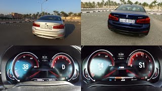 مقارنة تسارع 2017 BMW 530i M 540i Sport