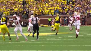Kaelin Clay 66-yard punt return touchdown vs. Michigan (with field angle)