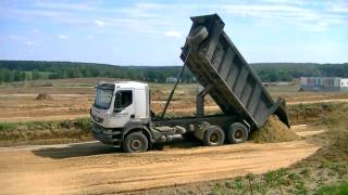 Самосвал RENAULT KERAX подъем кузова