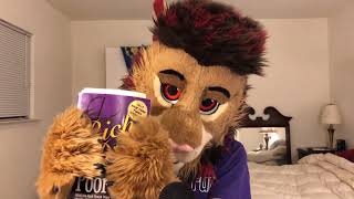 ASMR Lion Purple Color Theme for SMAS Awareness Day (Superior Mesenteric Artery Syndrome)