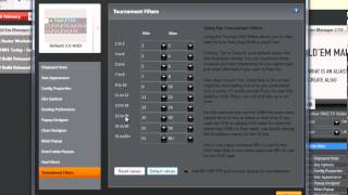 Настройка HUD - Турнирные фильтры (EN)