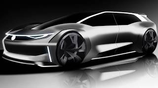 ADVANCED VOLKSWAGEN GOLF SKETCH// PHOTOSHOP// DEMO VIDEO