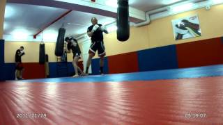 Работа на снарядах в BUDOSHIN CLUB