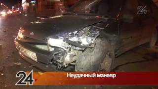 Иномарка и «Лада» столкнулись в центре Казани