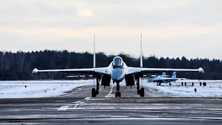 Истребители Су-35С ВВО завершили перелет на аэродромы в Белоруссии