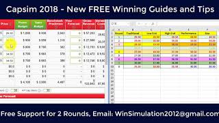 Capsim Capstone 2019 2020 -  New Winning Strategies - Practice Round 1