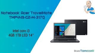 Notebook Acer TravelMate TMP449 G2 M 317Q bom para uso básico