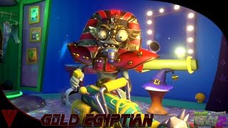 Plants Vs Zombies Garden Warfare Sets - Gold Zgyptian Set - Wrestling Star