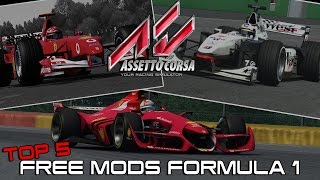 Top 5 Free Mods Formula 1 - Assetto Corsa Download