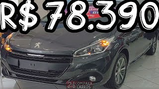VISITANDO R$ 78.390 Peugeot 208 Griffe 1.6 16v AT6 2020 aro 16 Gris Grafito 118 cv 16,1 kgfm