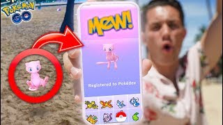 I CAUGHT MEW IN POKÉMON GO! First Ever MYTHICAL POKÉMON in the DEX!
