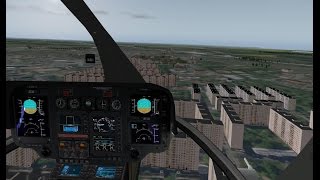 Christoph Berlin landung am UKB *cockpit view*